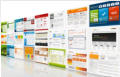 Online marketing with a business brochure-style website