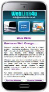 WebLink4u have a dedicated mobile website for customers & site visitors