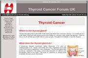 Thyroid Cancer Forum UK website